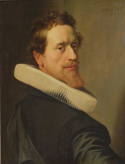 Zelfportret op 36-jarige leeftijd, 1627 door Nicolaes Eliasz